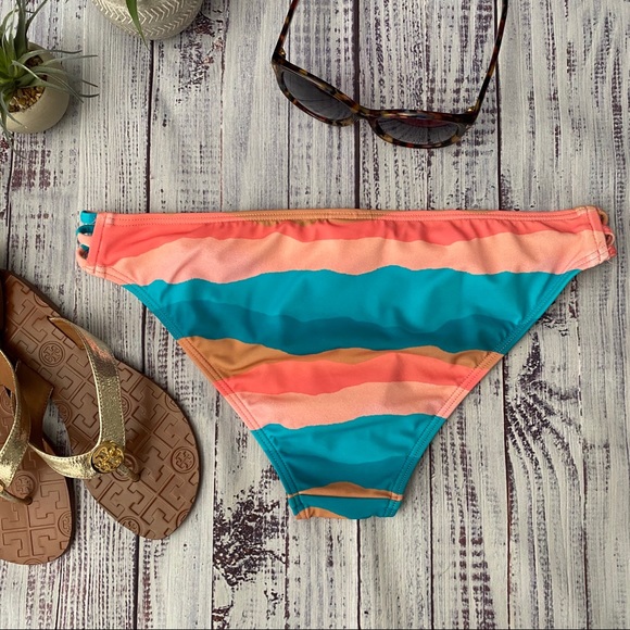 Sherbet Sunset Rainbow Bikini Swim Bottom - Picture 4 of 4